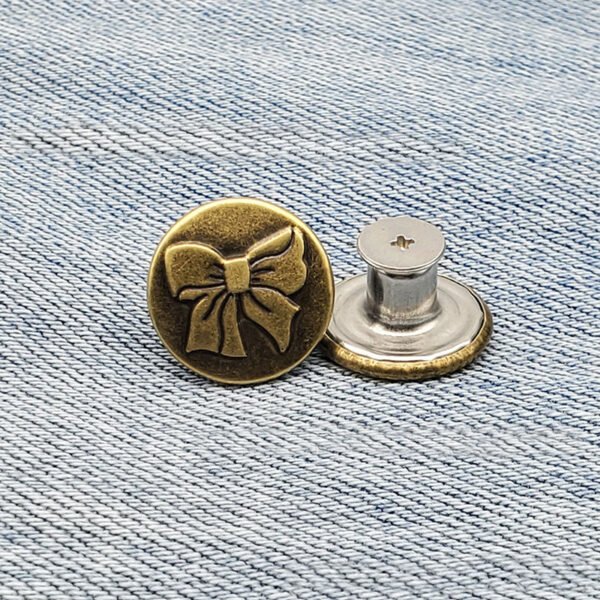 Brass Nail-Free Jean Waist Button Adjustable No-Hole Button for Pants Waist Adjustment
