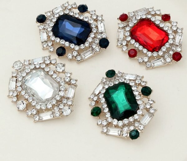 Cross-border Best-selling Luxury Fashion Rhinestone Buttons