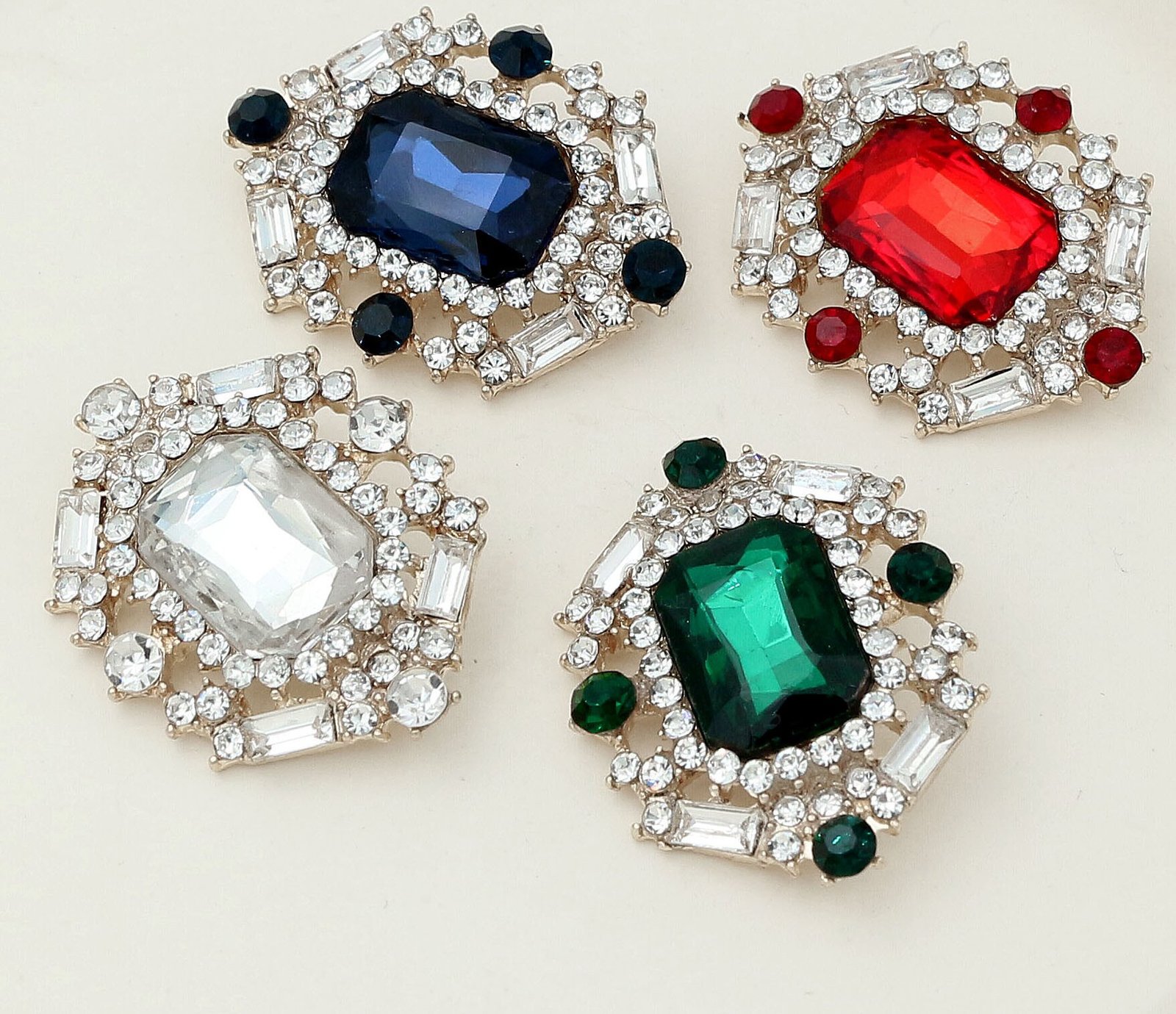 Cross-border Best-selling Luxury Fashion Rhinestone Buttons