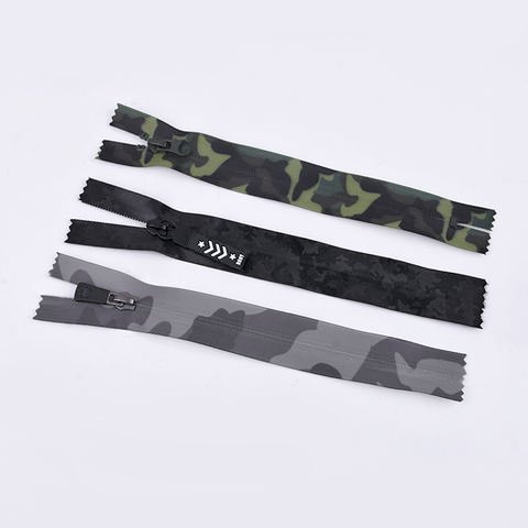 Camouflage Sportswear Zipper