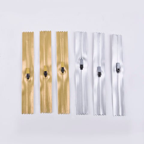 Wine Red Resin Double-Slider Zipper