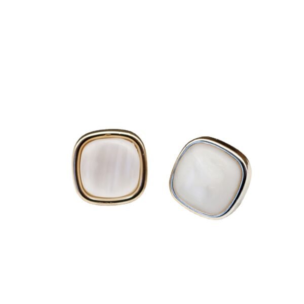 High-heel square Rhinestone-encrusted Plastic Button