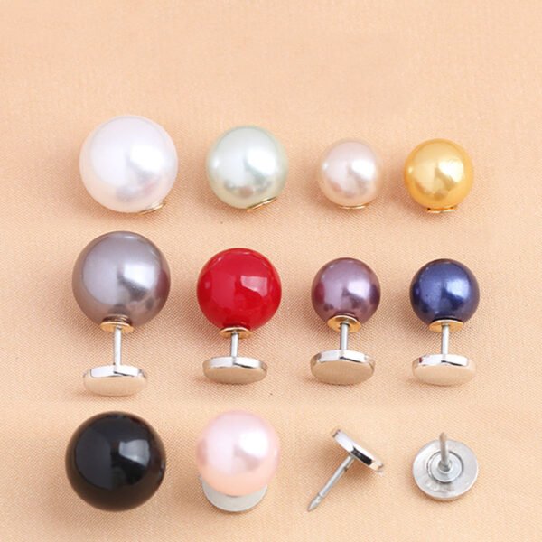 No-Sew Pearl Buttons, Anti-Glare Buttons, Hidden Buttons, Brooch Pins for Clothing Fixing & Garment Decoration