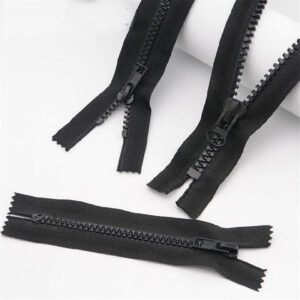 Black Resin Coarse-Tooth Zipper