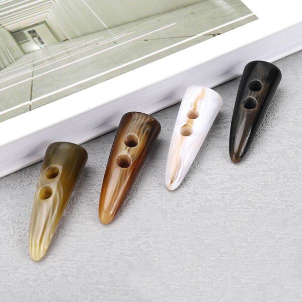 Resin Toggle Buttons Olive Buttons Horn Buttons for Garment Accessories