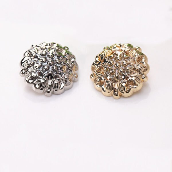 Wholesale Metal Enamel Shank Buttons Alloy Sew-On Buttons for Clothing Decoration