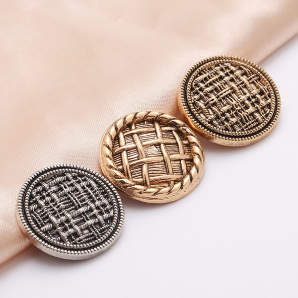 Wholesale Retro Handcrafted Alloy High-Heel Sewing Buttons
